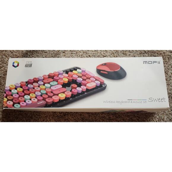 Mofii Sweet Wireless Computer Keyboard and Mouse Combo, Full Size Keyboard Green - Picture 6 of 6